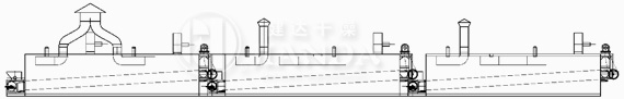 DWT网带式脱水蔬菜干燥机工艺流程